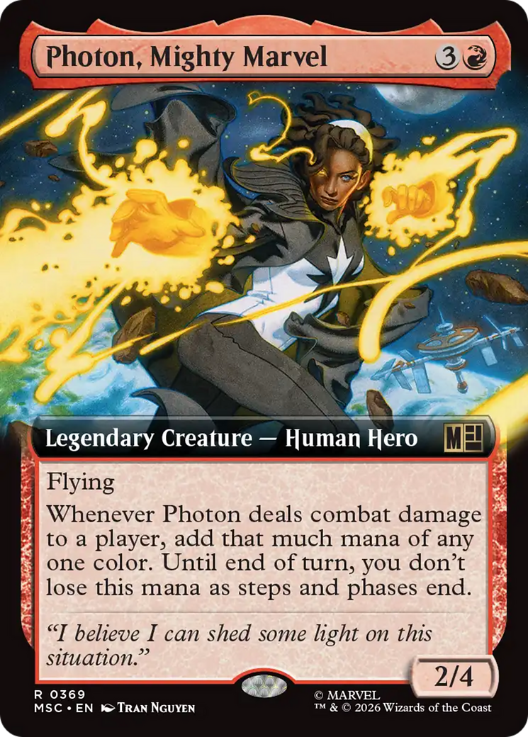 Photon, Mighty Marvel (Extended Art) [Marvel Super Heroes Commander] | Boutique FDB TCG