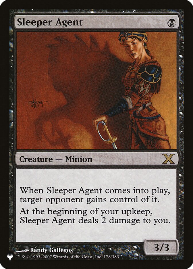 Sleeper Agent [The List] | Boutique FDB TCG