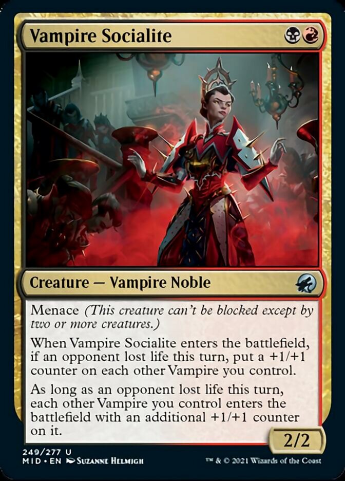 Vampire Socialite [Innistrad: Midnight Hunt] | Boutique FDB TCG