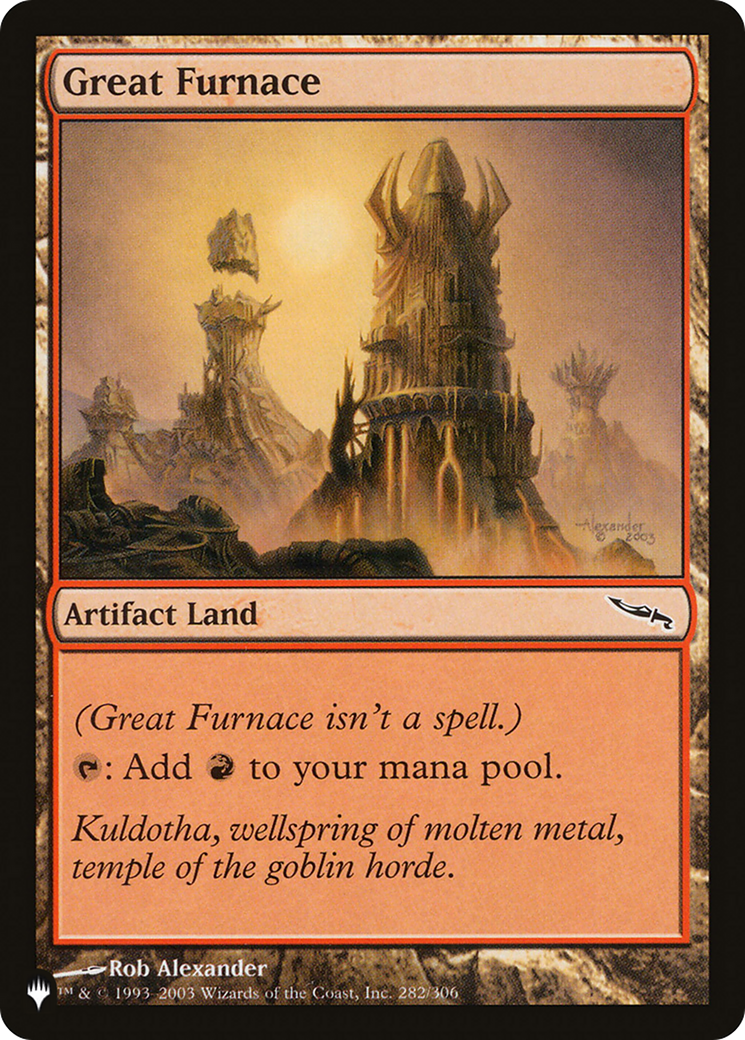 Great Furnace (MRD) [The List] | Boutique FDB TCG