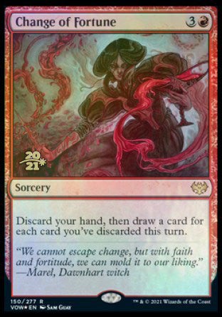 Change of Fortune [Innistrad: Crimson Vow Prerelease Promos] | Boutique FDB TCG