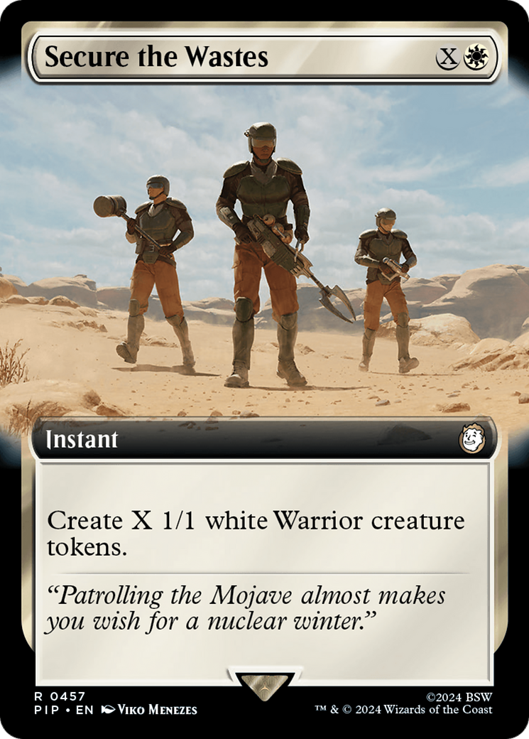 Secure the Wastes (Extended Art) [Fallout] | Boutique FDB TCG