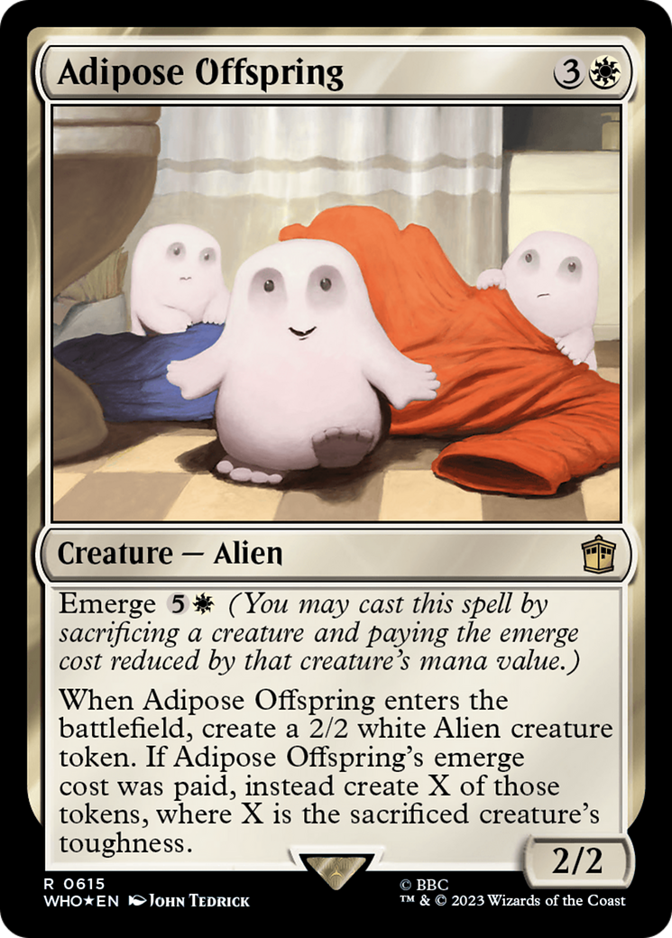 Adipose Offspring (Surge Foil) [Doctor Who] | Boutique FDB TCG