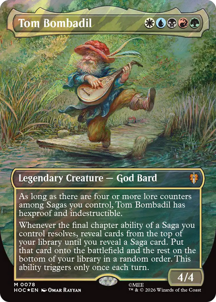 Tom Bombadil (Borderless) (Surge Foil) [The Hobbit] | Boutique FDB TCG