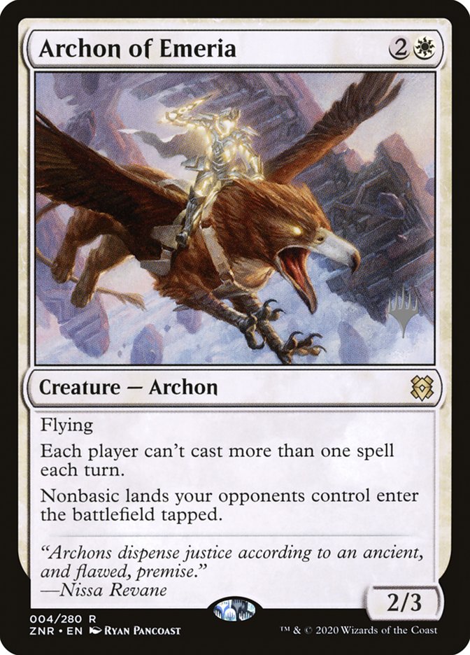 Archon of Emeria (Promo Pack) [Zendikar Rising Promos] | Boutique FDB TCG