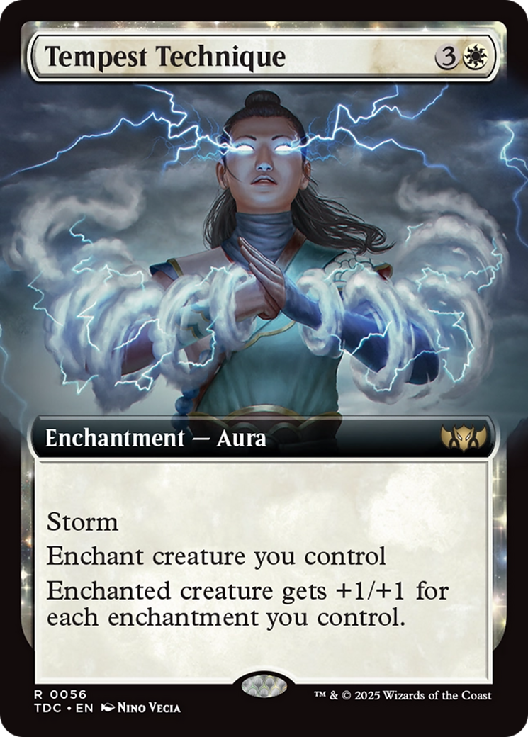 Tempest Technique (Extended Art) [Tarkir: Dragonstorm Commander] | Boutique FDB TCG