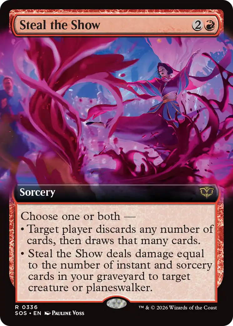 Steal the Show (Extended Art) [Secrets of Strixhaven] | Boutique FDB TCG