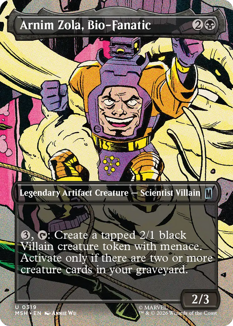 Arnim Zola, Bio-Fanatic (Borderless) [Marvel Super Heroes] | Boutique FDB TCG