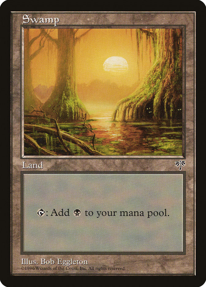 Swamp (Sunset) [Mirage] | Boutique FDB TCG