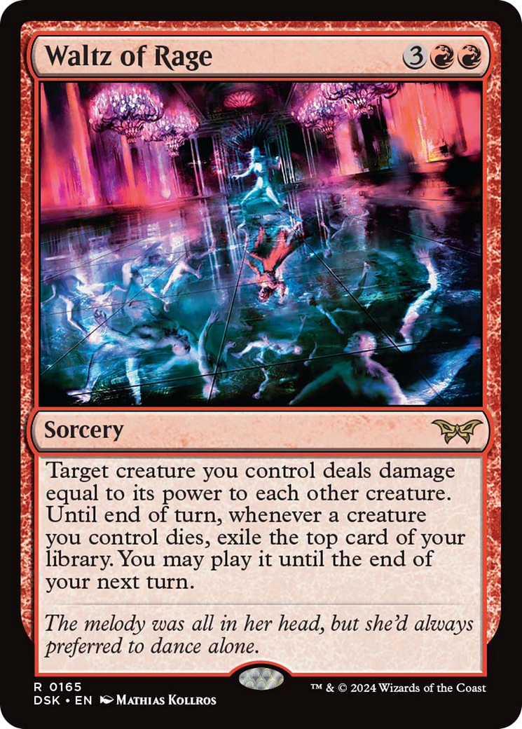 Waltz of Rage [Duskmourn: House of Horror] | Boutique FDB TCG