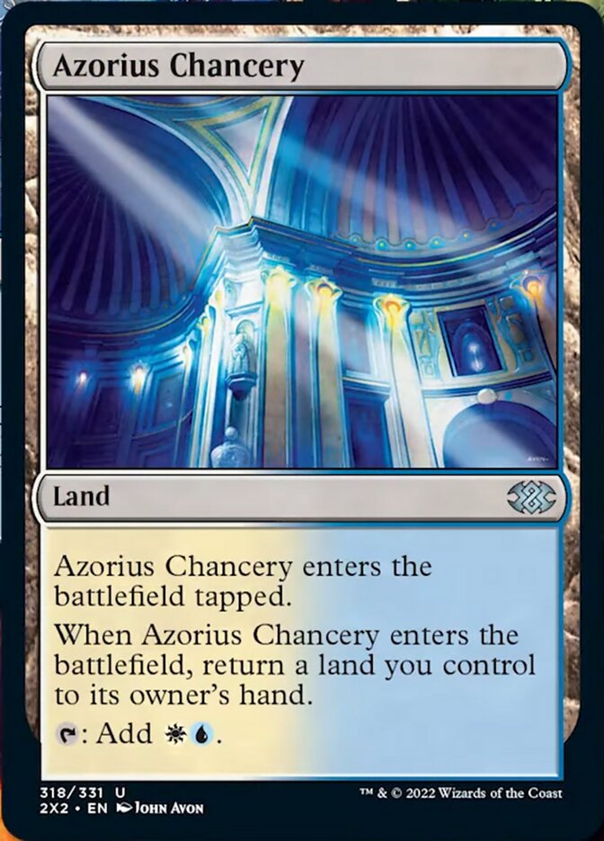 Azorius Chancery [Double Masters 2022] | Boutique FDB TCG