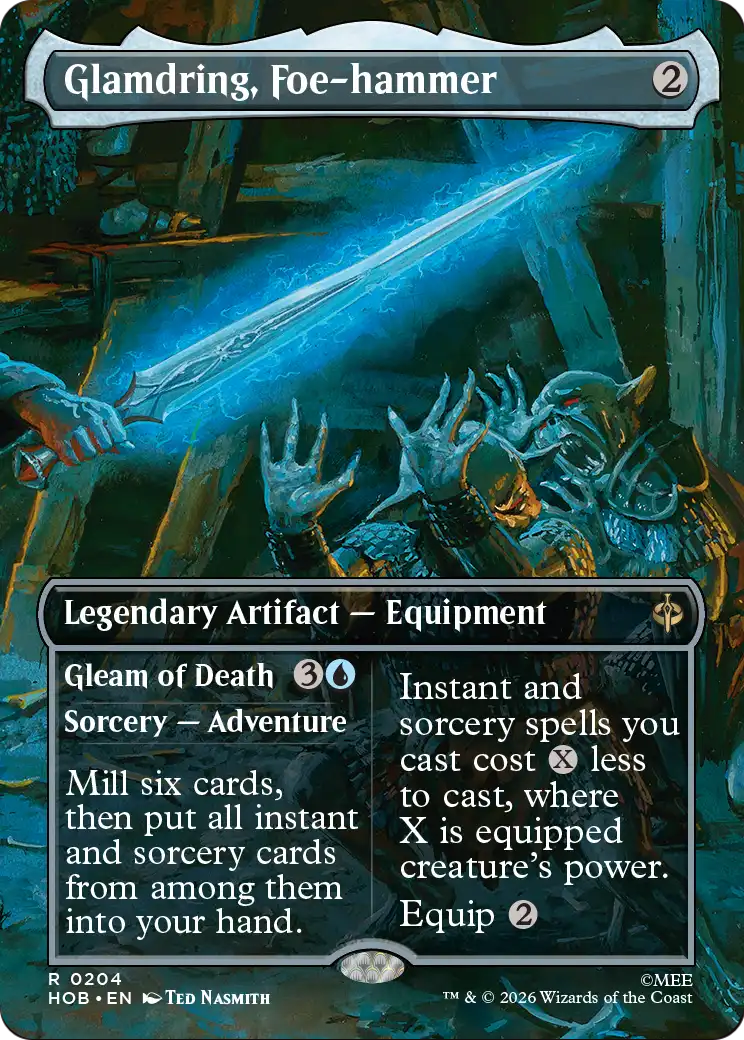 Glamdring, Foe-hammer (Borderless) [The Hobbit] | Boutique FDB TCG