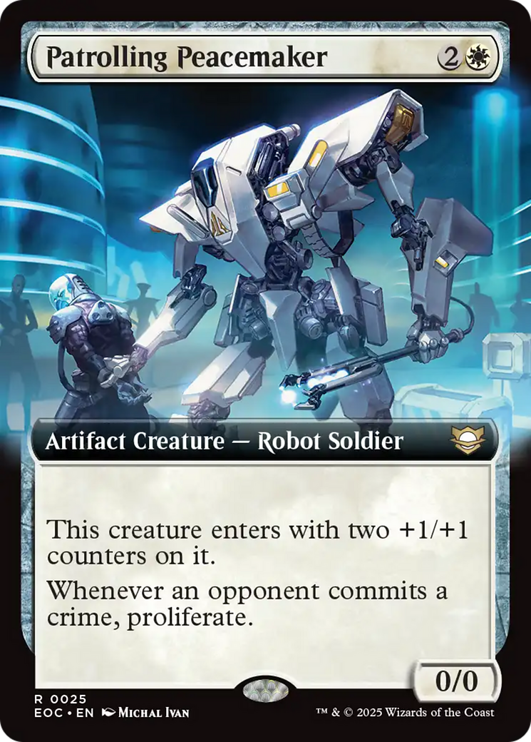 Patrolling Peacemaker (Extended Art) [Edge of Eternities Commander] | Boutique FDB TCG