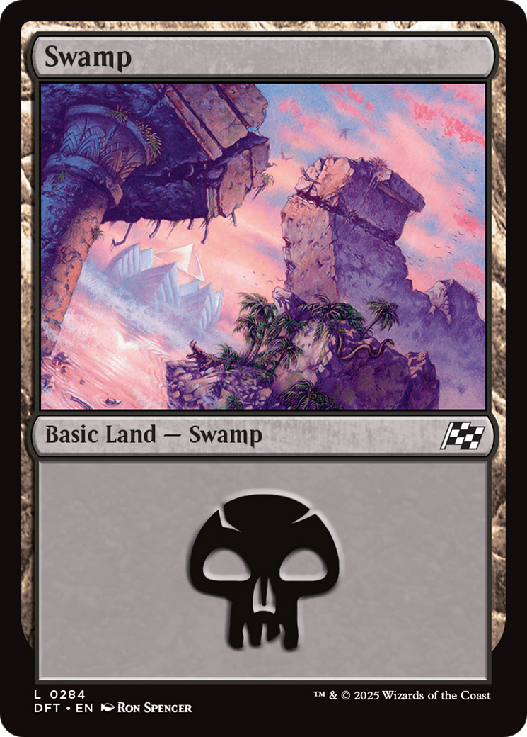 Swamp (0284) [Aetherdrift] | Boutique FDB TCG