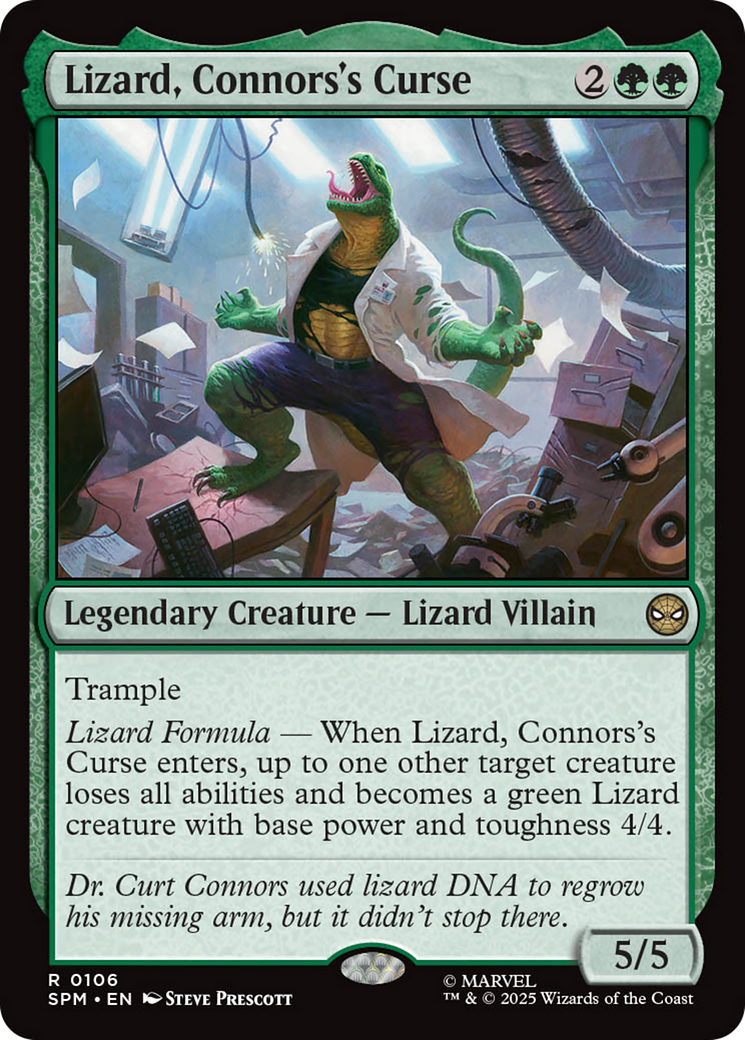 Lizard, Connors's Curse [Marvel's Spider-Man] | Boutique FDB TCG