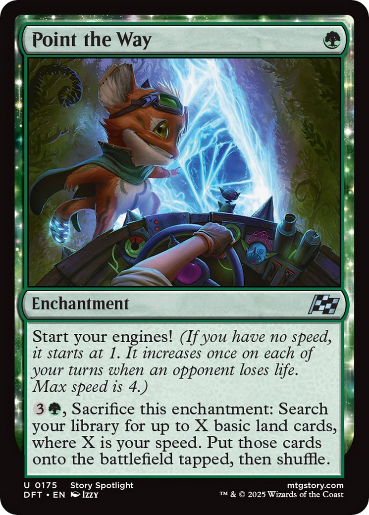 Point the Way [Aetherdrift] | Boutique FDB TCG