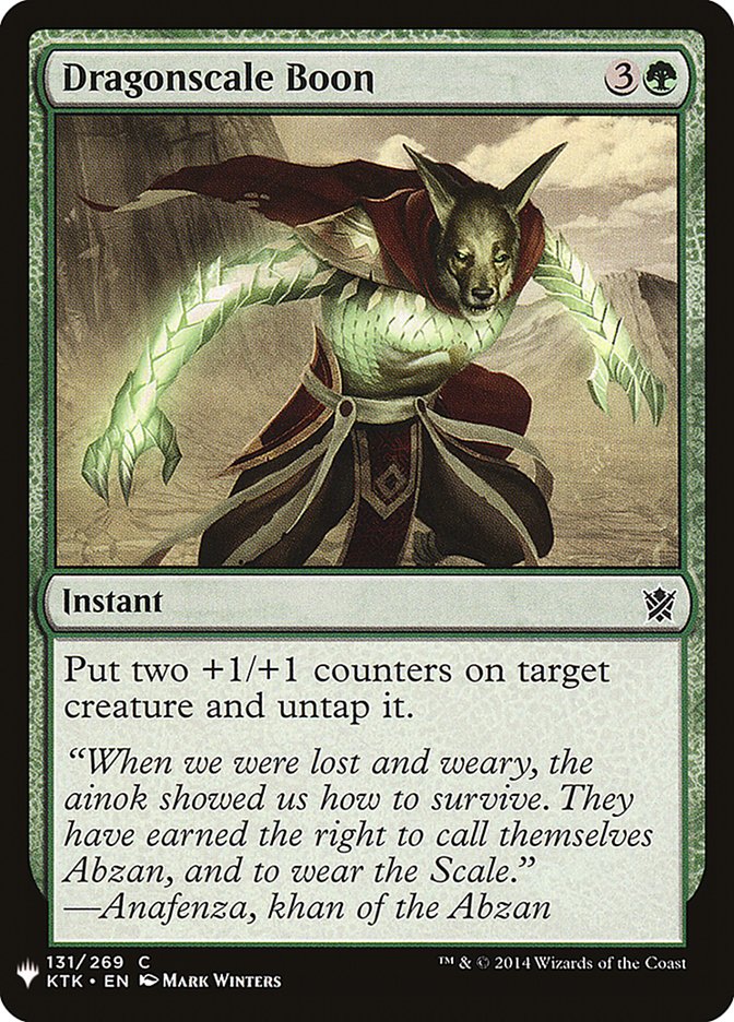 Dragonscale Boon [Mystery Booster] | Boutique FDB TCG