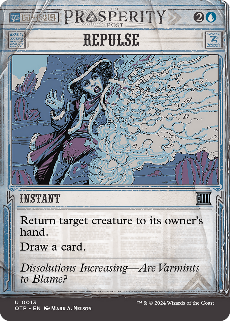 Repulse [Outlaws of Thunder Junction: Breaking News] | Boutique FDB TCG