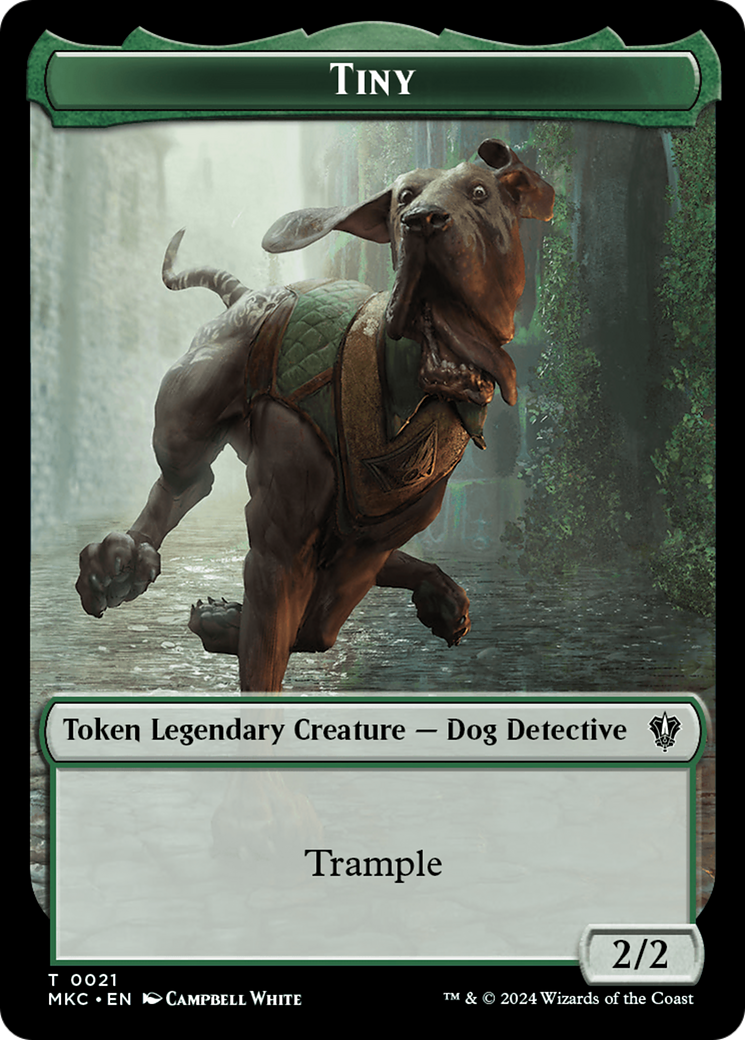 Eldrazi // Tiny Double-Sided Token [Murders at Karlov Manor Commander Tokens] | Boutique FDB TCG