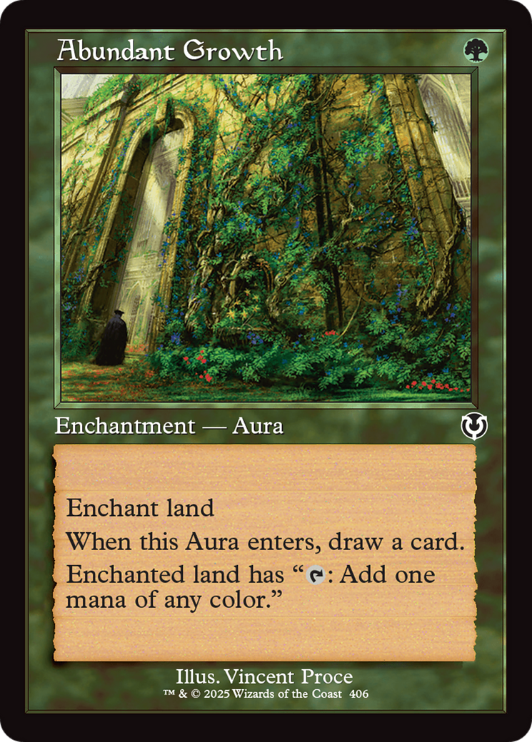 Abundant Growth (Retro Frame) [Innistrad Remastered] | Boutique FDB TCG