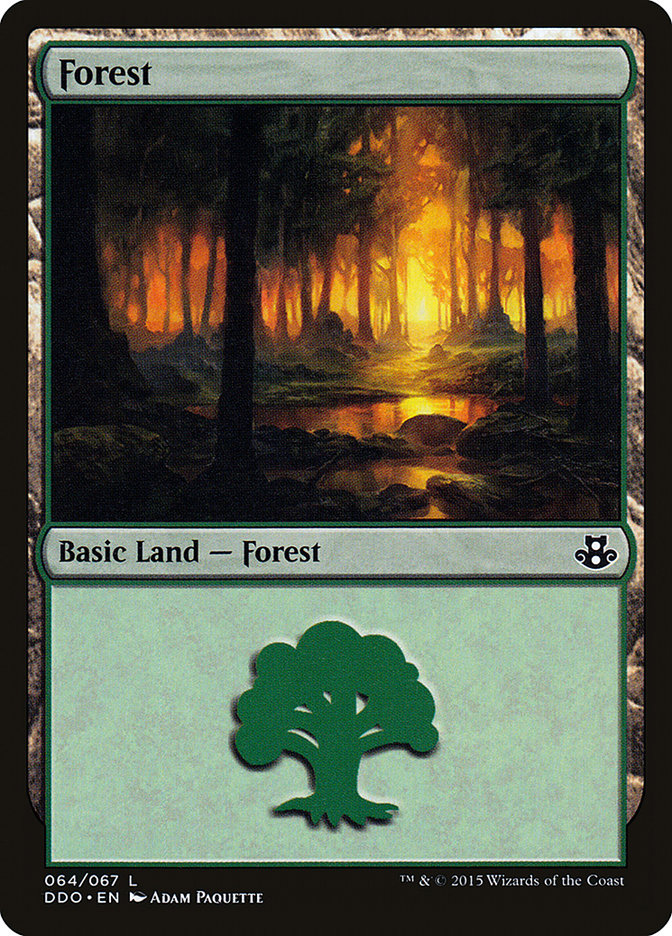Forest (64) [Duel Decks: Elspeth vs. Kiora] | Boutique FDB TCG