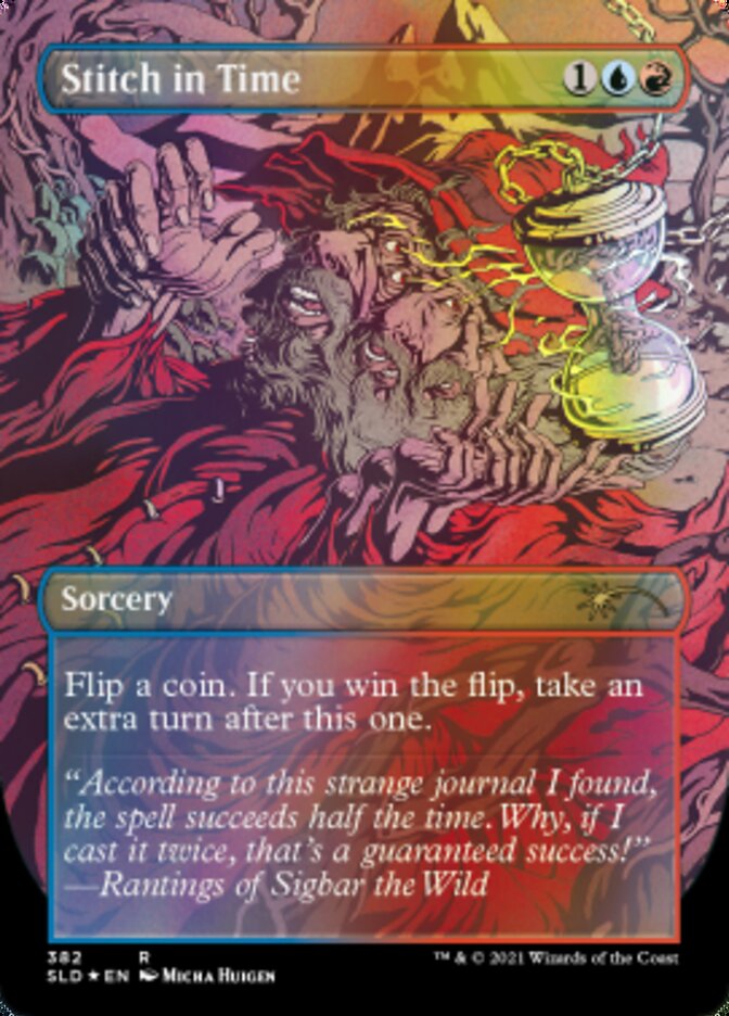 Stitch in Time // Stitch in Time (Borderless) [Secret Lair Drop Series] | Boutique FDB TCG