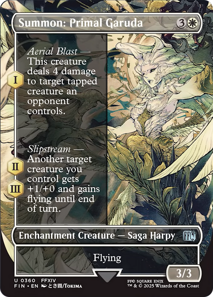 Summon: Primal Garuda (Borderless) [FINAL FANTASY] | Boutique FDB TCG