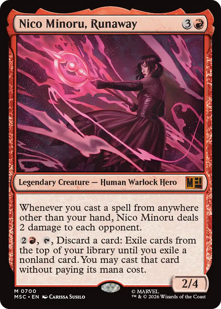 Nico Minoru, Runaway [Marvel Super Heroes Commander] | Boutique FDB TCG