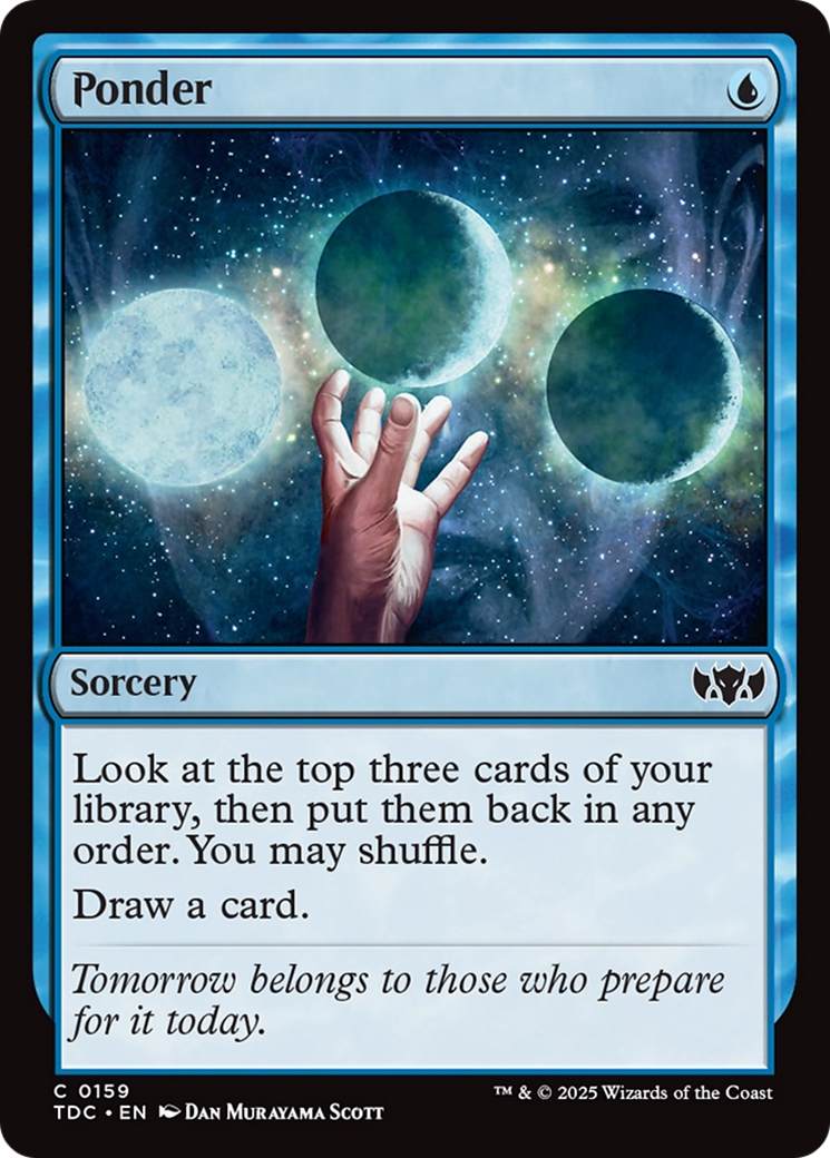 Ponder [Tarkir: Dragonstorm Commander] | Boutique FDB TCG