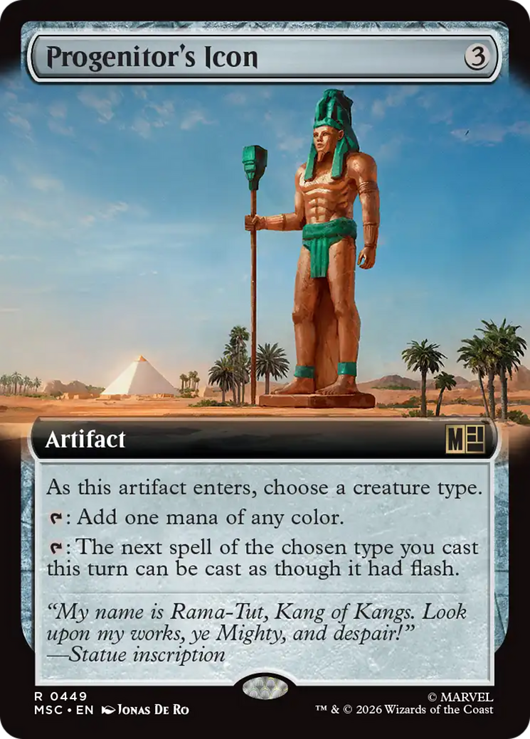 Progenitor's Icon (Extended Art) [Marvel Super Heroes Commander] | Boutique FDB TCG