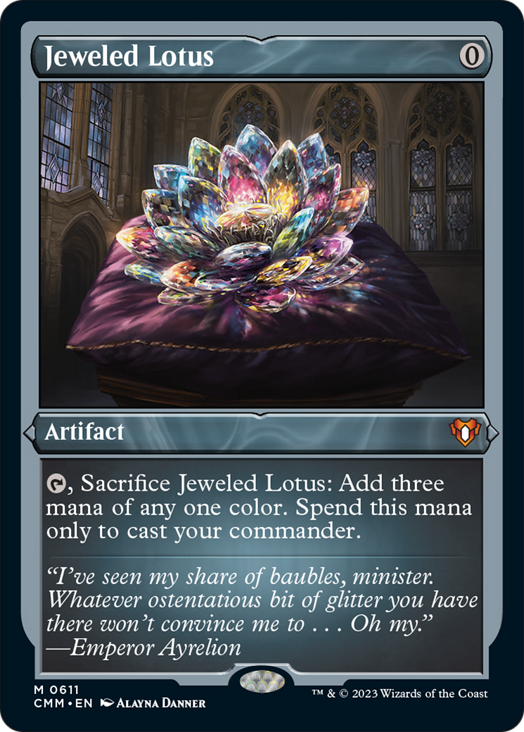 Jeweled Lotus (Foil Etched) [Commander Masters] | Boutique FDB TCG