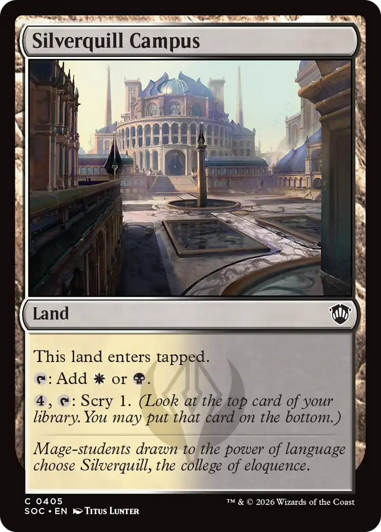 Silverquill Campus [Secrets of Strixhaven Commander] | Boutique FDB TCG
