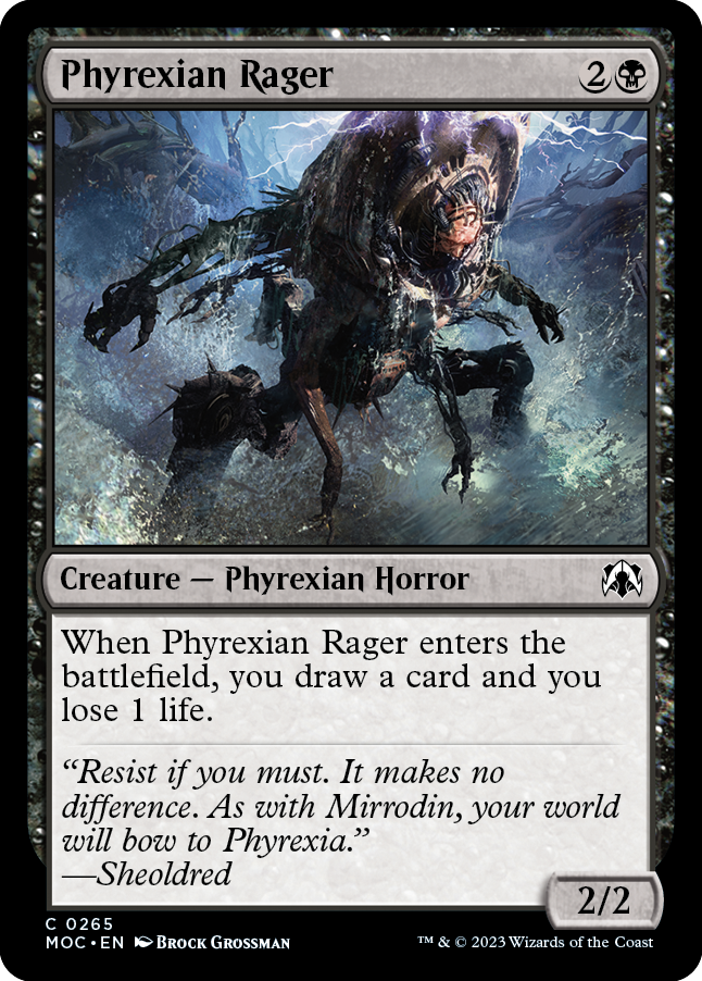 Phyrexian Rager [March of the Machine Commander] | Boutique FDB TCG