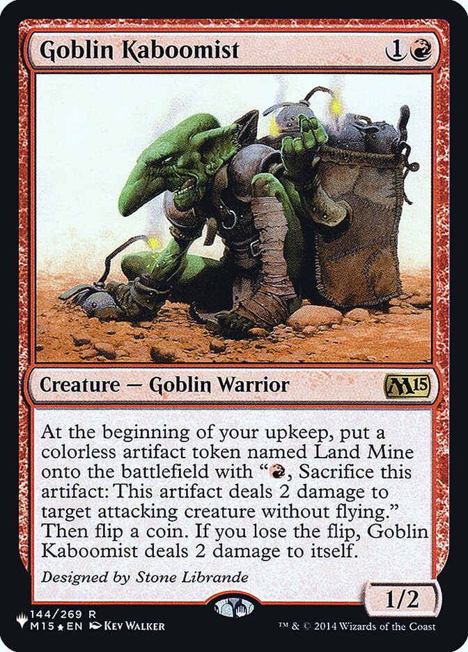 Goblin Kaboomist [Secret Lair: Heads I Win, Tails You Lose] | Boutique FDB TCG