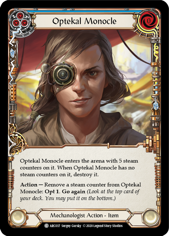 Optekal Monocle [U-ARC037] (Arcane Rising Unlimited)  Unlimited Rainbow Foil | Boutique FDB TCG