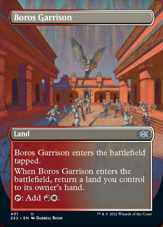 Boros Garrison (Borderless Alternate Art) [Double Masters 2022] | Boutique FDB TCG