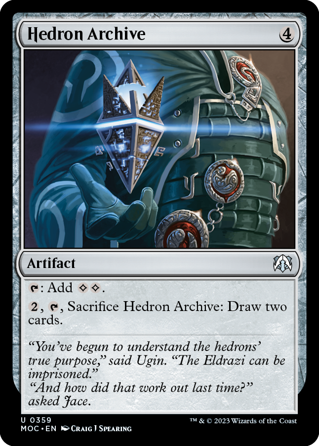 Hedron Archive [March of the Machine Commander] | Boutique FDB TCG