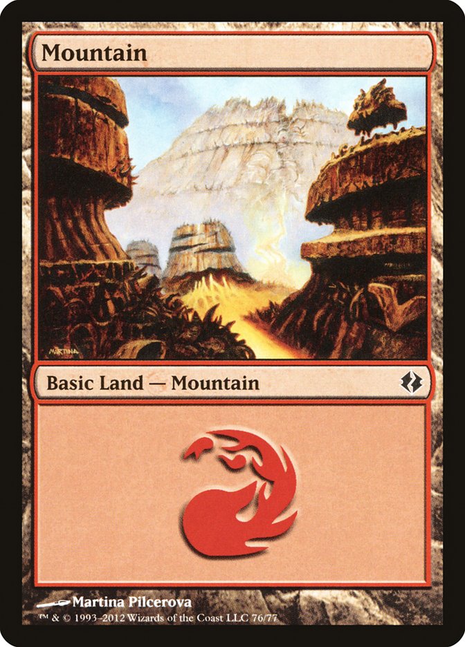 Mountain (76) [Duel Decks: Venser vs. Koth] | Boutique FDB TCG