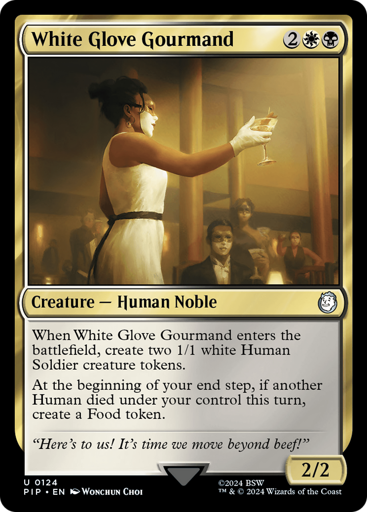 White Glove Gourmand [Fallout] | Boutique FDB TCG