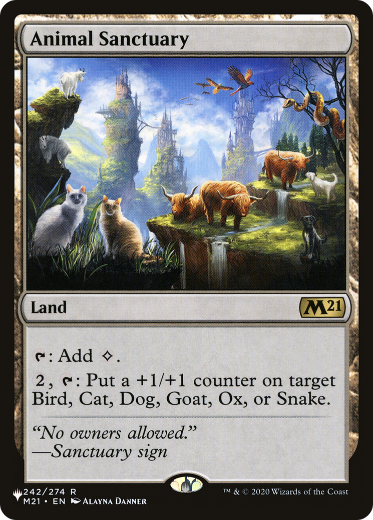 Animal Sanctuary [The List] | Boutique FDB TCG