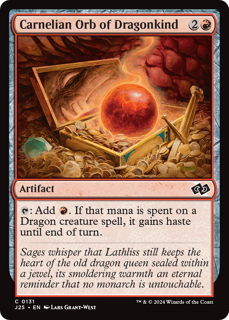 Carnelian Orb of Dragonkind [Foundations Jumpstart] | Boutique FDB TCG