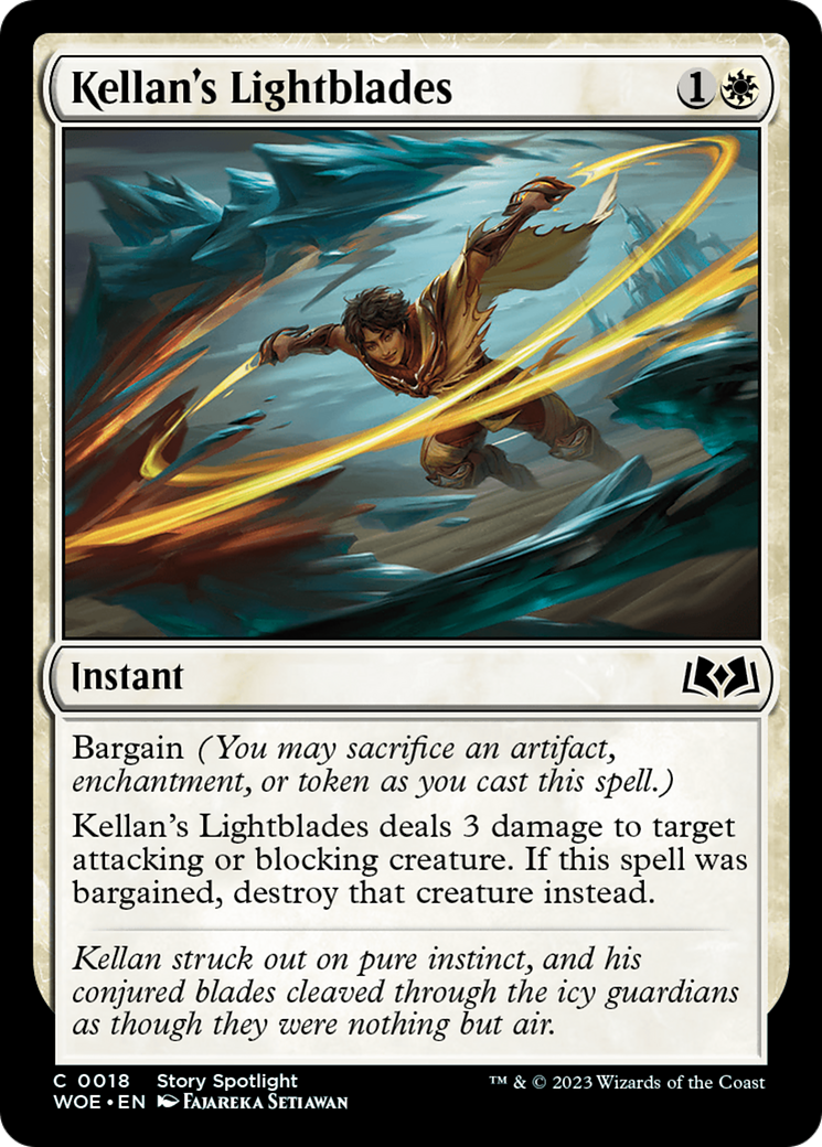 Kellan's Lightblades [Wilds of Eldraine] | Boutique FDB TCG