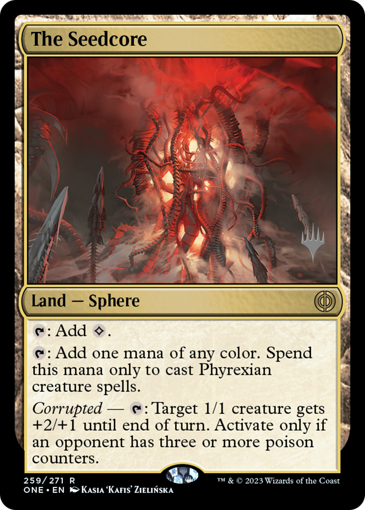 The Seedcore (Promo Pack) [Phyrexia: All Will Be One Promos] | Boutique FDB TCG