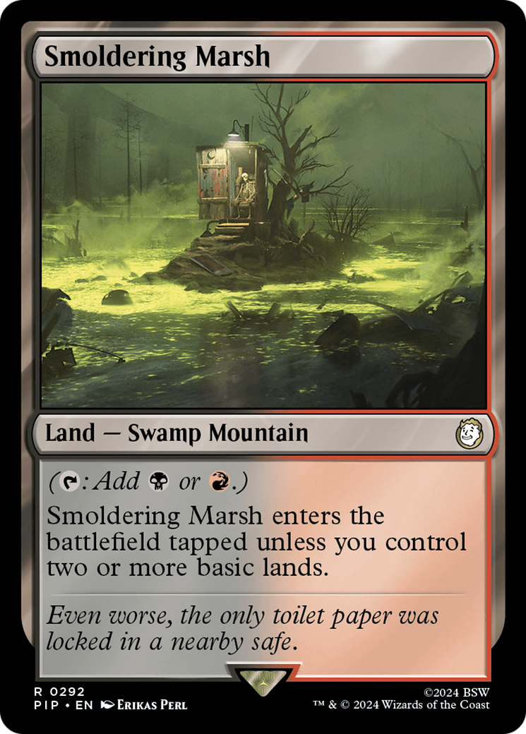 Smoldering Marsh [Fallout] | Boutique FDB TCG