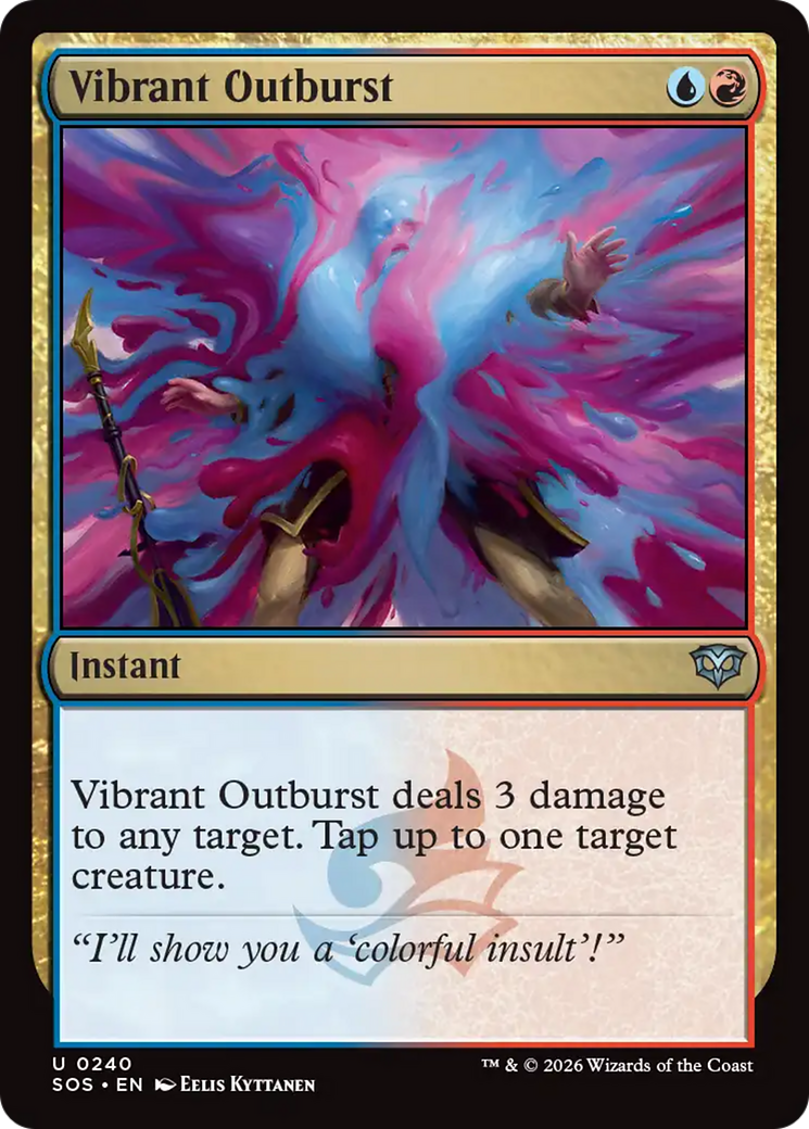 Vibrant Outburst [Secrets of Strixhaven] | Boutique FDB TCG