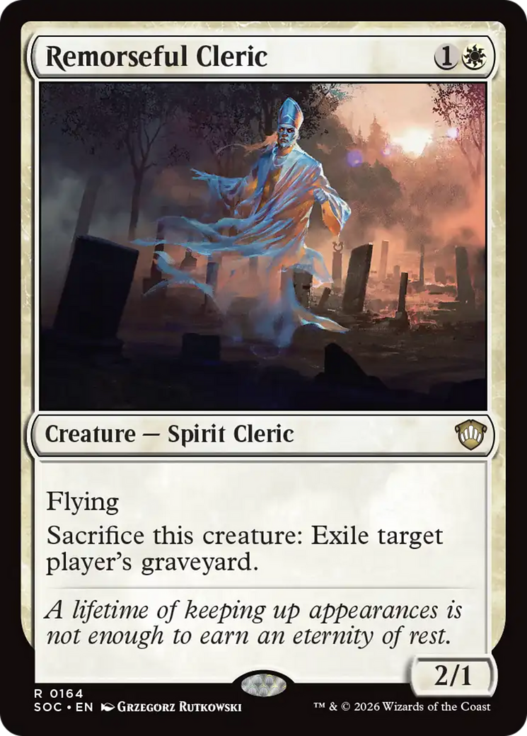 Remorseful Cleric [Secrets of Strixhaven Commander] | Boutique FDB TCG