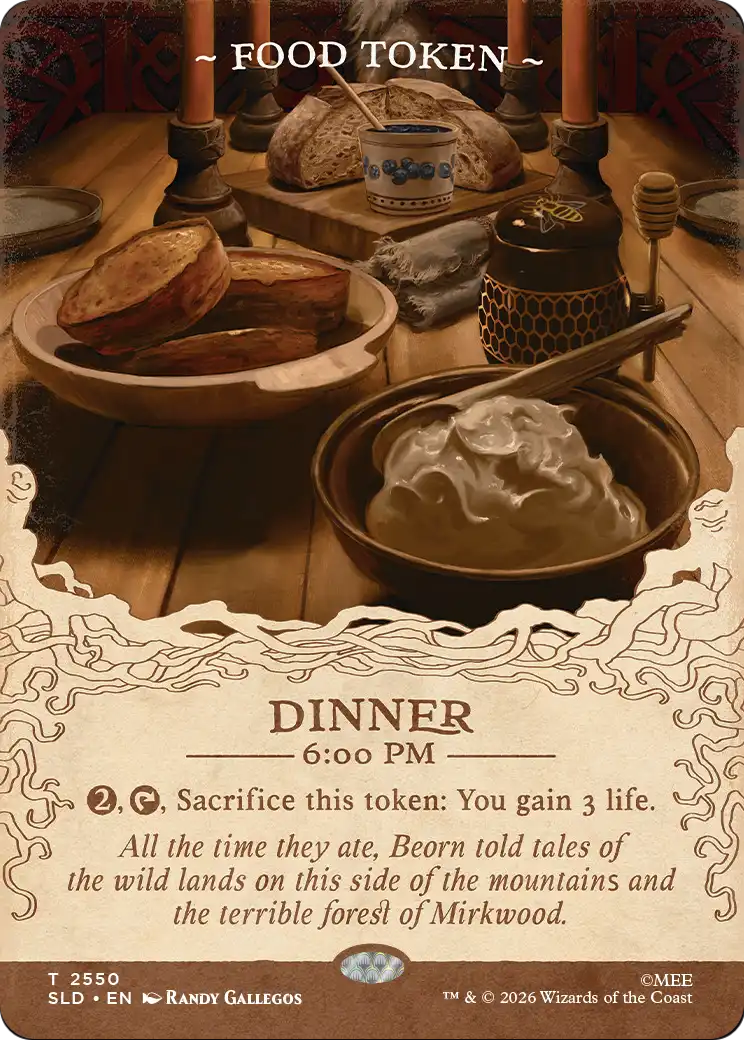 Food Token (2550) [Secret Lair Drop Series] | Boutique FDB TCG