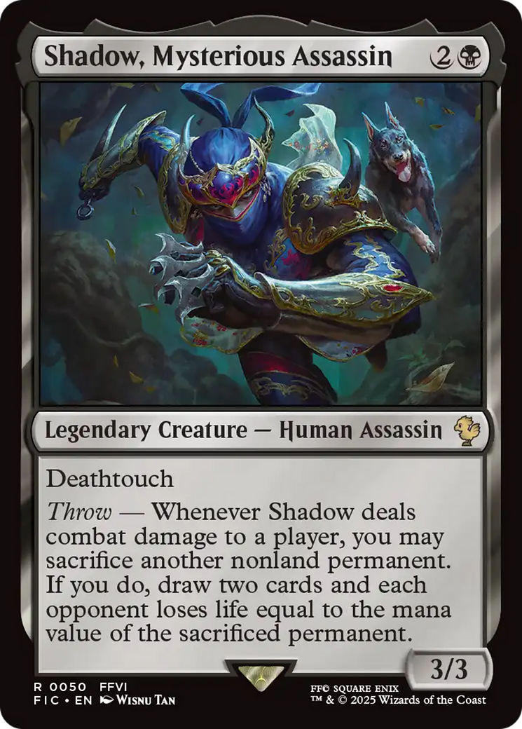 Shadow, Mysterious Assassin [FINAL FANTASY Commander] | Boutique FDB TCG