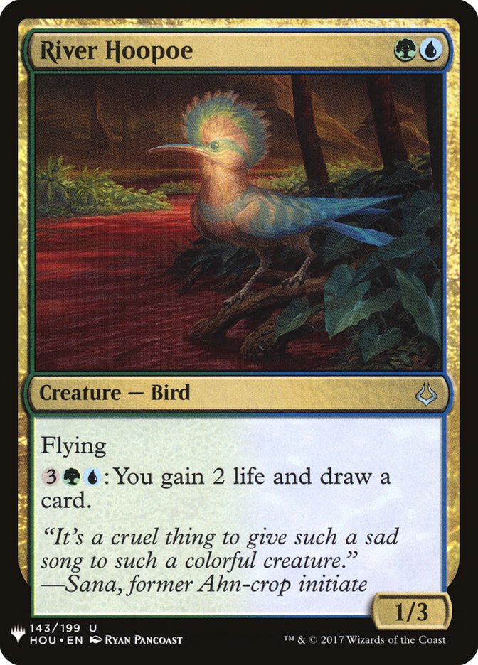 River Hoopoe [Mystery Booster] | Boutique FDB TCG