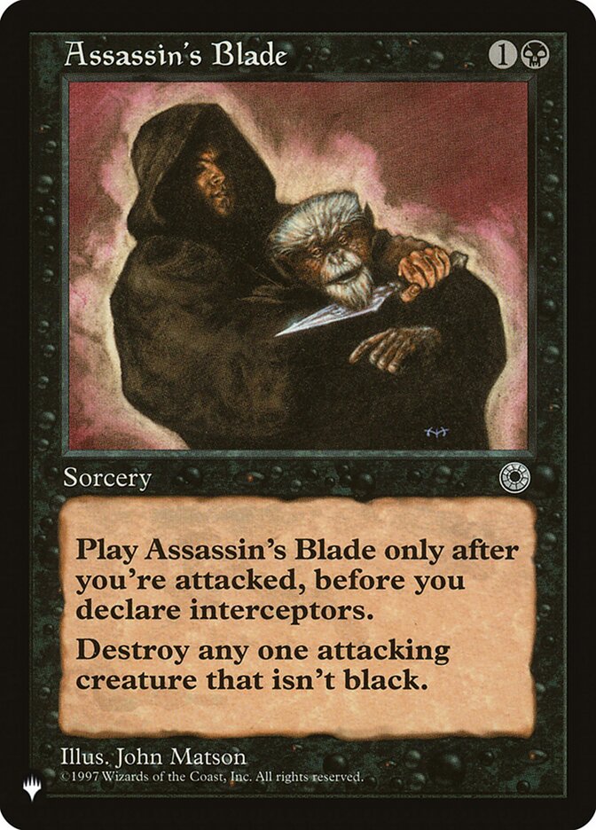 Assassin's Blade [The List] | Boutique FDB TCG
